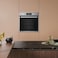 Ariston AO455HX Built-In Electric Oven, 71L, 60cm, 5 Cooking Functions, Stainless Steel