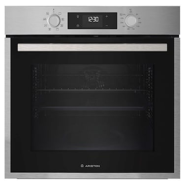 Ariston AO455HX Built-In Electric Oven, 71L, 60cm, 5 Cooking Functions, Stainless Steel