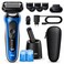 Braun Series 6 62-B7500cc Wet and Dry Electric Shaver with 4-in-1 SmartCare Center, Blue