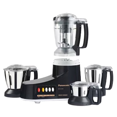 Panasonic MX-AC400 4-in-1 Mixer Grinder with 4 Jars, 360W, White