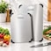 Winsor Stainless Steel Cutting Board Set, Scratch Resistant, Knife Friendly, Dishwasher Safe, Silver, 2 Pieces, WR80848