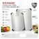 Winsor Stainless Steel Cutting Board Set, Scratch Resistant, Knife Friendly, Dishwasher Safe, Silver, 2 Pieces, WR80848