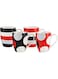 Symphony Big Time Mug Set of 4, 300 ml (Multicolor)
