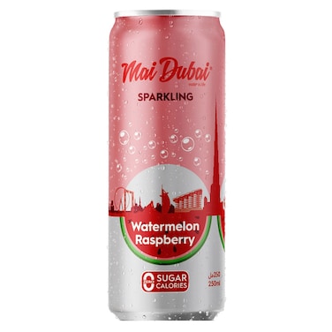 Mai Dubai Sparkling Water Watermelon Raspberry, 250ml