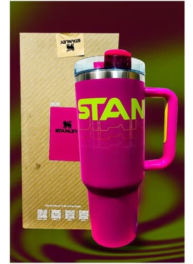 40oz Stainless Steel Travel Tumbler &acirc;&euro;&ldquo; Leakproof, BPA-Free, Reusable Straw, Hot 16H/Cold 24H, Slim Fit, Eco-Friendly Mug with Handle
