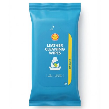 Shell Leather Cleaning Wipes for Car Interior, 20 PCS