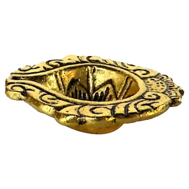 Ajooba Gold-Tone Ganesh Decorative Diya