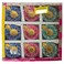 Ajooba Decorative Colour Diya Set, Assorted