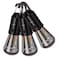 Expert LED Rechargeable Hanging Bulbs, Black, Set of 3