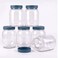 Feelings PET Storage Jar Set with Blue Lids, 750ml, 6 PCS