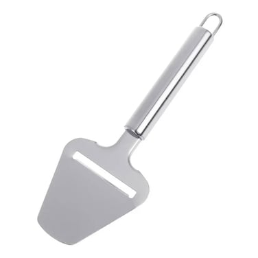 Fackelmann Elemental Stainless Steel Cheese Slicer with Ergonomic Handle and Hanging Loop, Silver