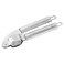 Fackelmann Oval Stainless Steel Garlic Press with Ergonomic Handles, 18/0 Stainless Steel, Silver