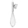 Fackelmann Food and More Stainless Steel Egg Whisk with Hanging Loop, 25cm, Silver