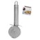 Fackelmann Food and More Stainless Steel Pizza Cutter with Ergonomic Handle, Silver