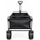 Toby's Camping Trolley 03 Foldable Utility Wagon with Pull Handle, Black