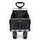 Toby's Camping Trolley 03 Foldable Utility Wagon with Pull Handle, Black