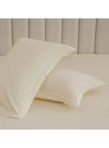 Standard Pillowcase Set of 2, Size 50x75 cm, Ultra Soft Brushed Microfiber, Envelope Closure, Durable, Wrinkle &amp; Fade Resistant Pillow Covers