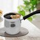 Raj Heavy Stainless Steel Coffee Warmer with Heat-Resistant Handle, 450ml, Silver