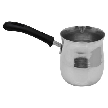 Raj Heavy Stainless Steel Coffee Warmer with Heat-Resistant Handle, 450ml, Silver