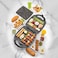 Black + Decker 4-Slice Sandwich Maker, Black, TS4120B5