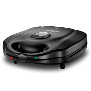 Black + Decker 4-Slice Sandwich Maker, Black, TS4120B5