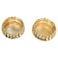Windcera Decorative Diya with Traditional Embellished Design, Medium, Gold, Assorted