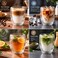 Cuisine Art ETO Double Wall Borosilicate 2-Piece Glass Cups, 350ml
