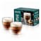 Cuisine Art Eto Double Wall 2-Piece Glass Cups, 250ml