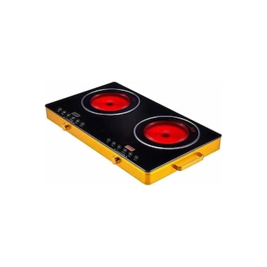 Double Burner Induction Cooker &ndash; Touch Panel Electric Stove w/ Digital Display &amp; Ceramic Heat