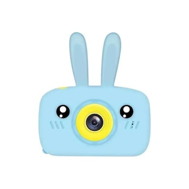 Mini kids' camera with 2" display, 1080p video, games &amp; MP3 easy buttons, USB charge, 600mAh battery