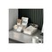 Versatile plastic storage bins for kitchen, pantry, and office organization. Stackable and durable