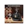 Electric Incense Burner with USB, Multi-Angle Adjustment, LED Indicator, Black
