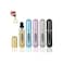 Refillable Perfume Spray Bottles 5ml &ndash; Set of 5 Portable Travel Atomizers with Leakproof De