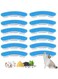 12pcs Cat Water Fountain Filter Replacement - Multiple pet water dispensers Arc-Shaped share filters, for Dog Kitty Spout Cat Fountain