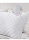 Orthopedic Quilted Full Body Pillow 100% Virgin Hollow Fiber 1400 gm filling with Cord, Breathable Large Body Pillow for Side Sleepers, 45x 120 cm with 1 Pc Cotton feel Pillow case