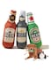 NeoStyle Pet Squeak Toys,Funny Plush Squeaky Toys for Dogs and Cats,Bottle Plush Dog &amp; Cat Squeak Toy,Cat Toys,Presents for Pets (Beer Bottle 3pcs)