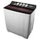 Tornado Twin Tub Semi-Automatic Washing Machine, 20 kg, TWK-TN20WOXSU, White