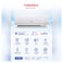Tornado TY-X12BHM Inverter Split Air Conditioner, Heat and Cool, 1 Ton, 12000 BTU, White