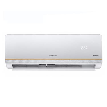 Tornado TY-X12BHM Inverter Split Air Conditioner, Heat and Cool, 1 Ton, 12000 BTU, White