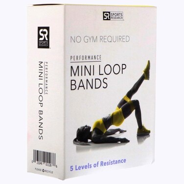 Sports Research Mini Loop Bands, 4 Loop Bands