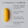 Sports Research L-Theanine 200 mg &amp; Caffeine 100 mg, with MCT Oil 500 mg, Focused Energy, Keto + Paleo Certified, 60 Softgels