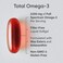 Sports Research Total Omega-3 Fish Oil 120 Softgels, Full-Spectrum Omega Blend with EPA &amp; DHA, Wild-Caught Fish &amp; Krill Oils, Non-GMO &amp; Gluten-Free Supplement