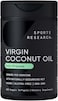 Sports Research Coconut Oil (Vegetarian) Extra Virgin, Organic, Unrefined &amp; Unbleached; 1000mg