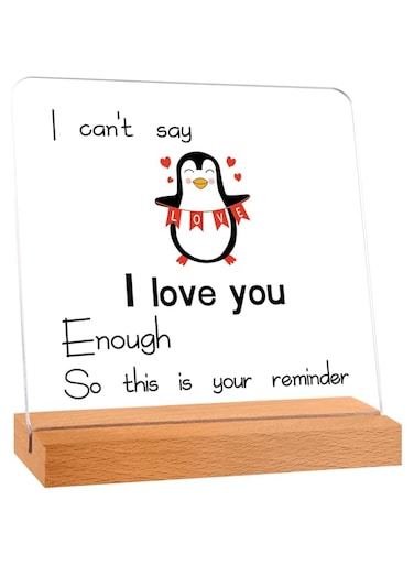 I Love You Romantic Gift for Girlfriend, Wife, Husband &amp; Boyfriend, Perfect for Birthday, Wedding, and Anniversary, Thoughtful Love Sign for Lovers