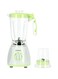 Olsenmark 450W 2 In 1 Multifunctional Blender - Stainless Steel Blades, 2Speed Control With Pulse - 1.5L Jar, Over Heat Protection - Ice Crusher, Chopper, Coffee Grinder &amp; Smoothie Maker