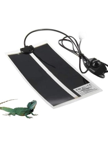 B&amp;K PET Shop B&amp;K Reptile Heating Pad with Temperature Control, Adjustable Heat Mat for Reptiles Turtle, Aquarium Terrarium Heater 5W/ 7W/ 14W/ 20W/ 28W/ 35W (5W)