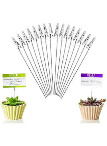 KASTWAVE Metal Wire Alligator Clips 40 PCS, Long-Tailed Alligator Clamp Photo Clip Holder, Alligator Clips for Crafts, DIY Card, Photo, Memo, Clip Holder (6inch/150mm)