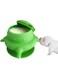 Aputue Puppy Feeder, 240ml Puppy Feeder Nursing Station with Leak-Proof Lid and Base Suction Cup, Silicone Puppy Milk Feeder Bowl with 4 Teats, Pet Feeder for Kittens, Puppies, Rabbits