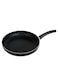 24 CM Aluminum Fry Pan- RF11666  Strong Aluminum Body With Non-Stick Coating And Bakelite Handle  Heat Resistant Exterior, Compatible With Hot Plate, Halogen, Ceramic And Gas Stovetops Black