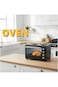 Electric Oven 48L with 1600W Power, Timer and Temperature Control